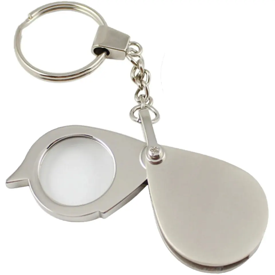 Compact Folding Magnifier Keychain 2