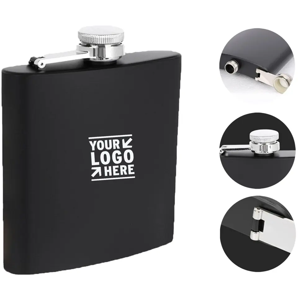 Compact Outdoor Stainless Steel Wine Flask