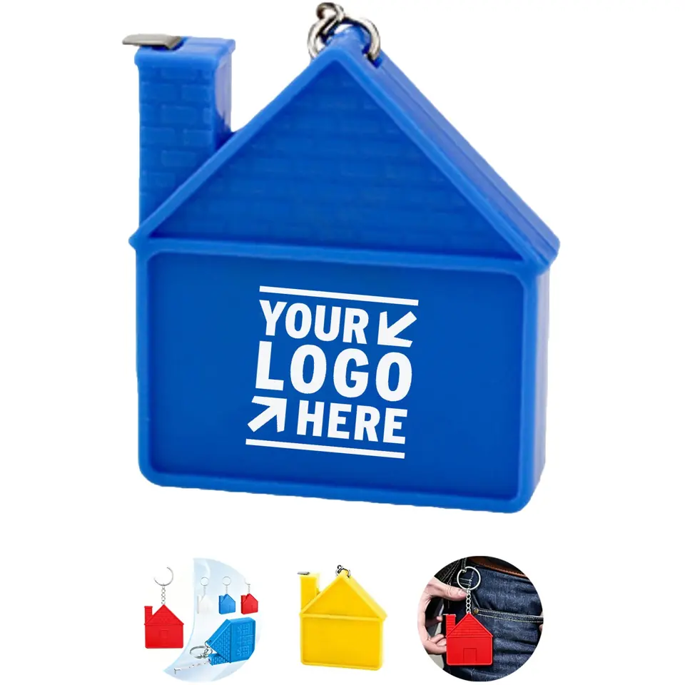 Compact Silicone Measuring Keychain