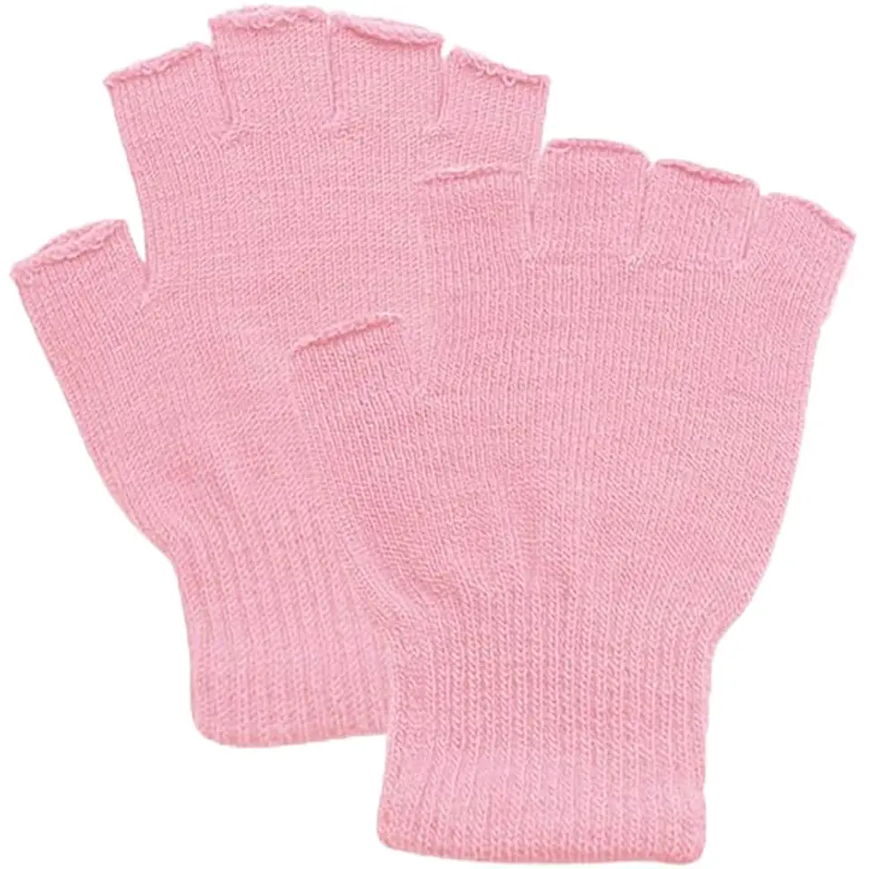 Cozy Acrylic Fingerless Gloves 2