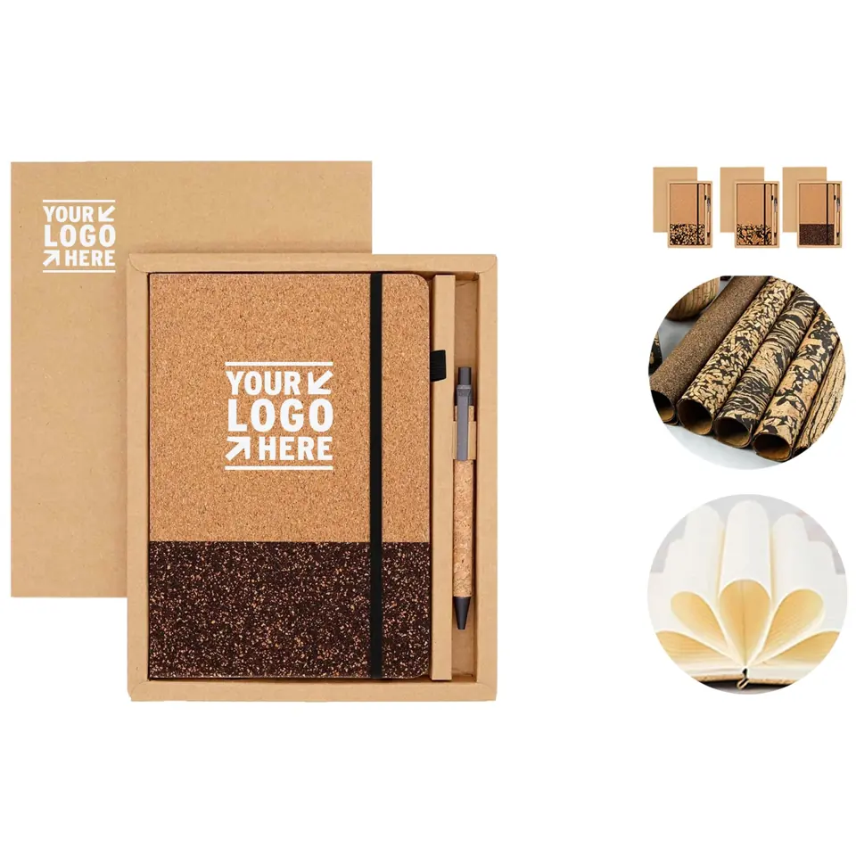 Eco-Friendly Cork Journal Set
