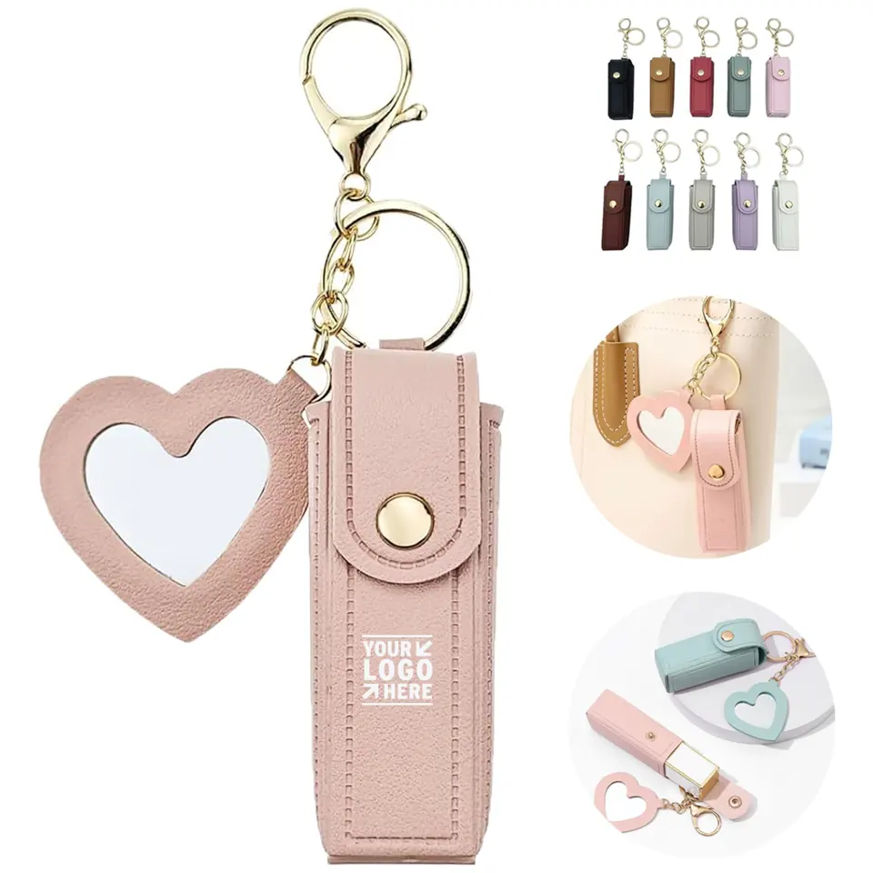 Portable Lipstick Mirror Pouch