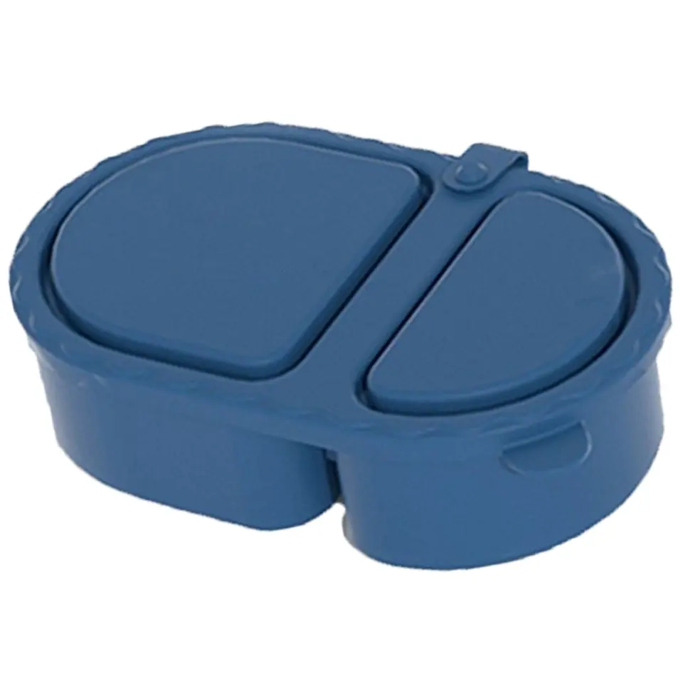 Dual-Compartment Silicone Food Container 2