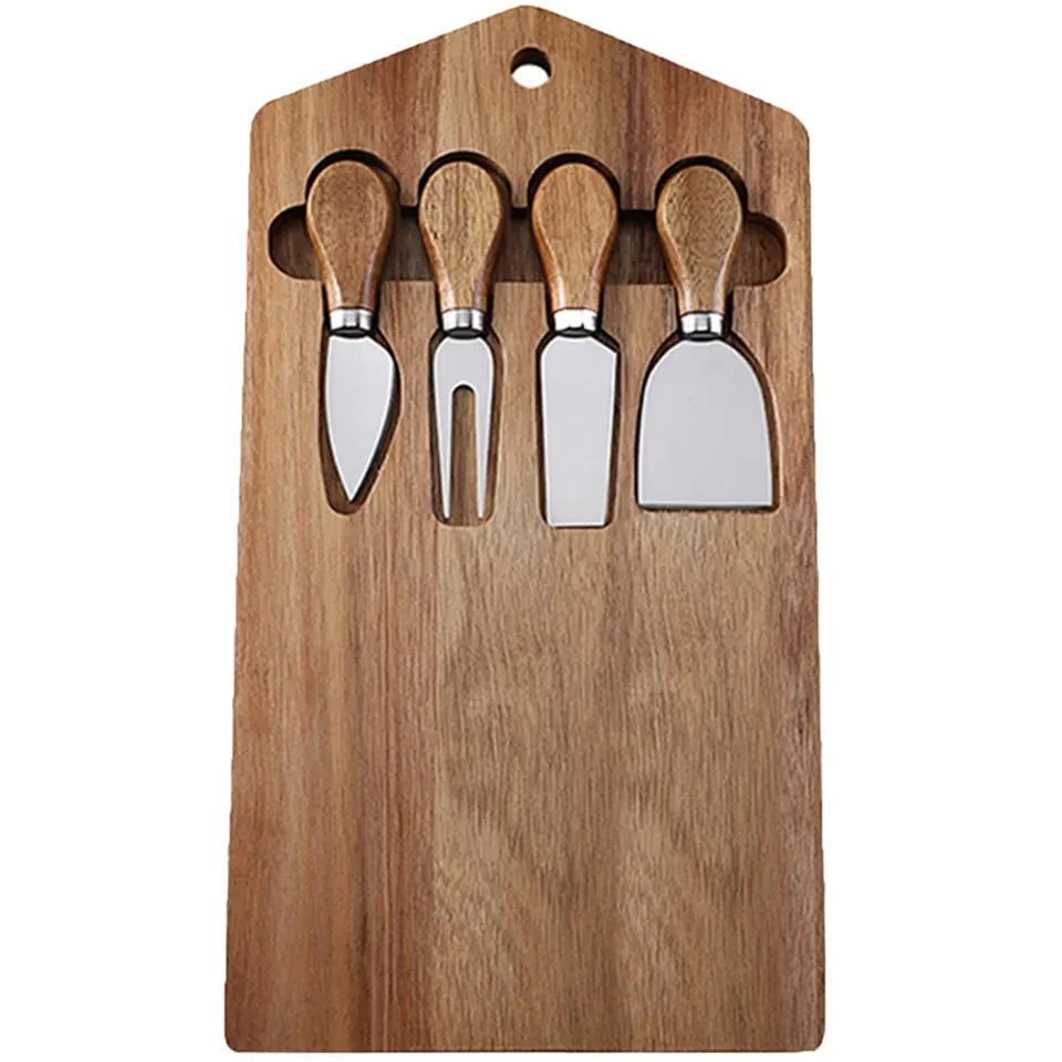Wooden Cheese Serving Set 2