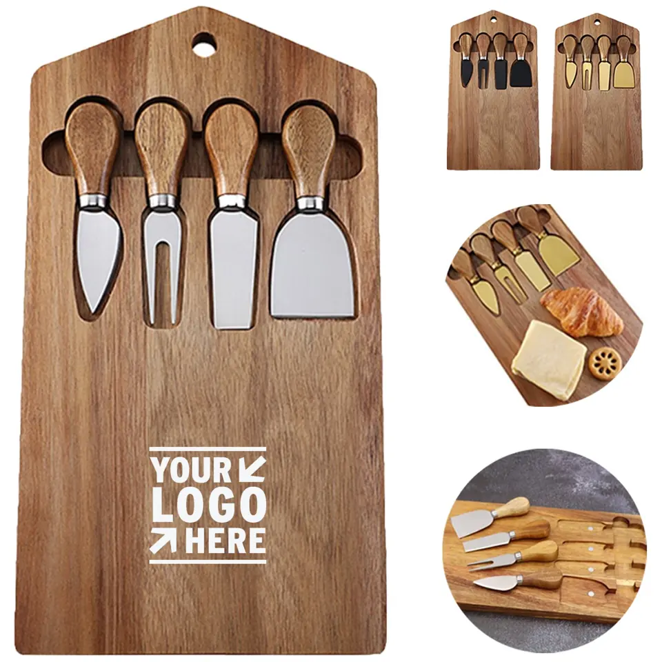 Wooden Cheese Serving Set