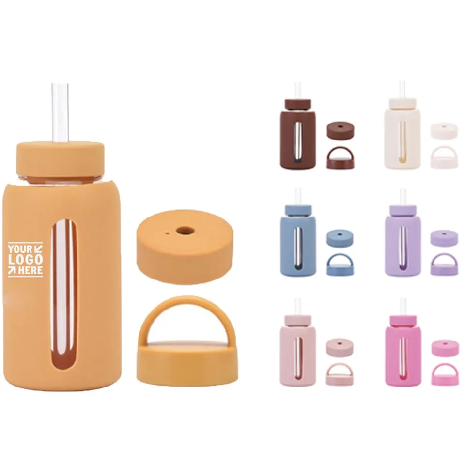 Insulated Silicone-Wrapped Drinking Vessel