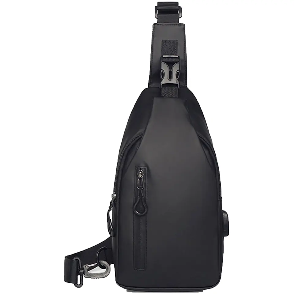 AquaGuard Expandable Travel Shoulder Bag with Power Port 2