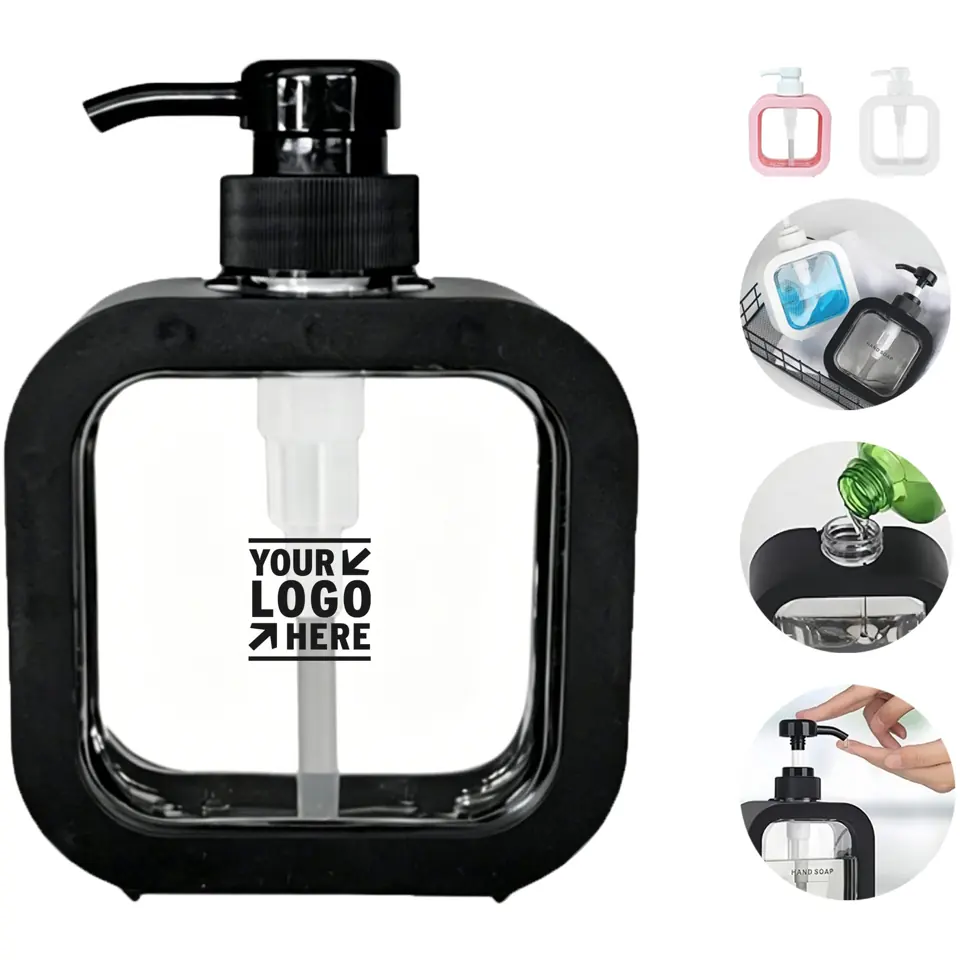 Clear Refillable Dispenser Bottle