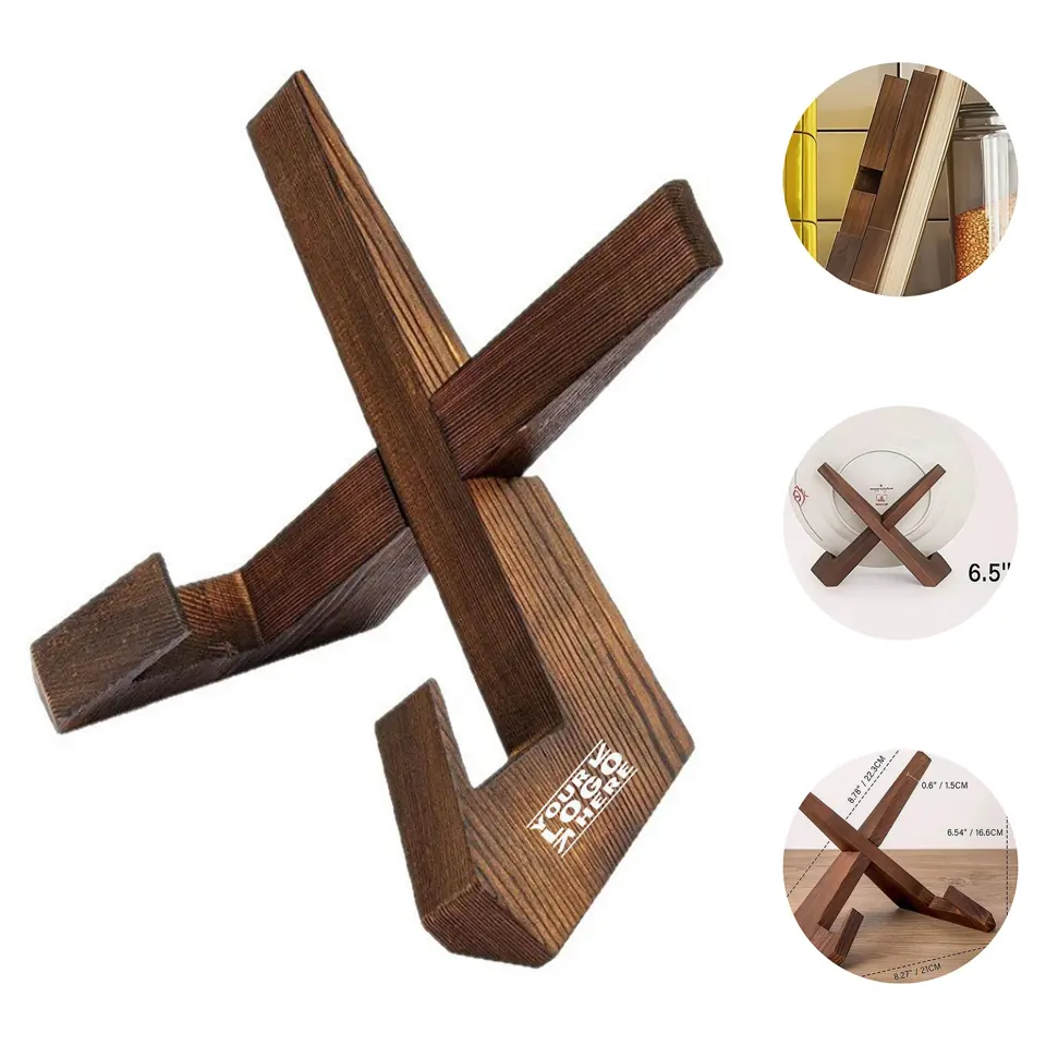 Versatile Wooden Display Rack