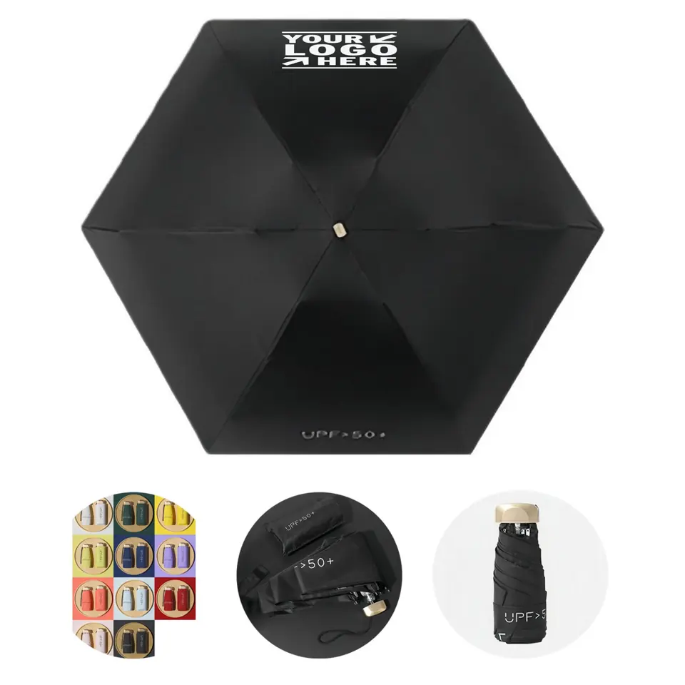 Compact All-Season Sun & Rain Umbrella
