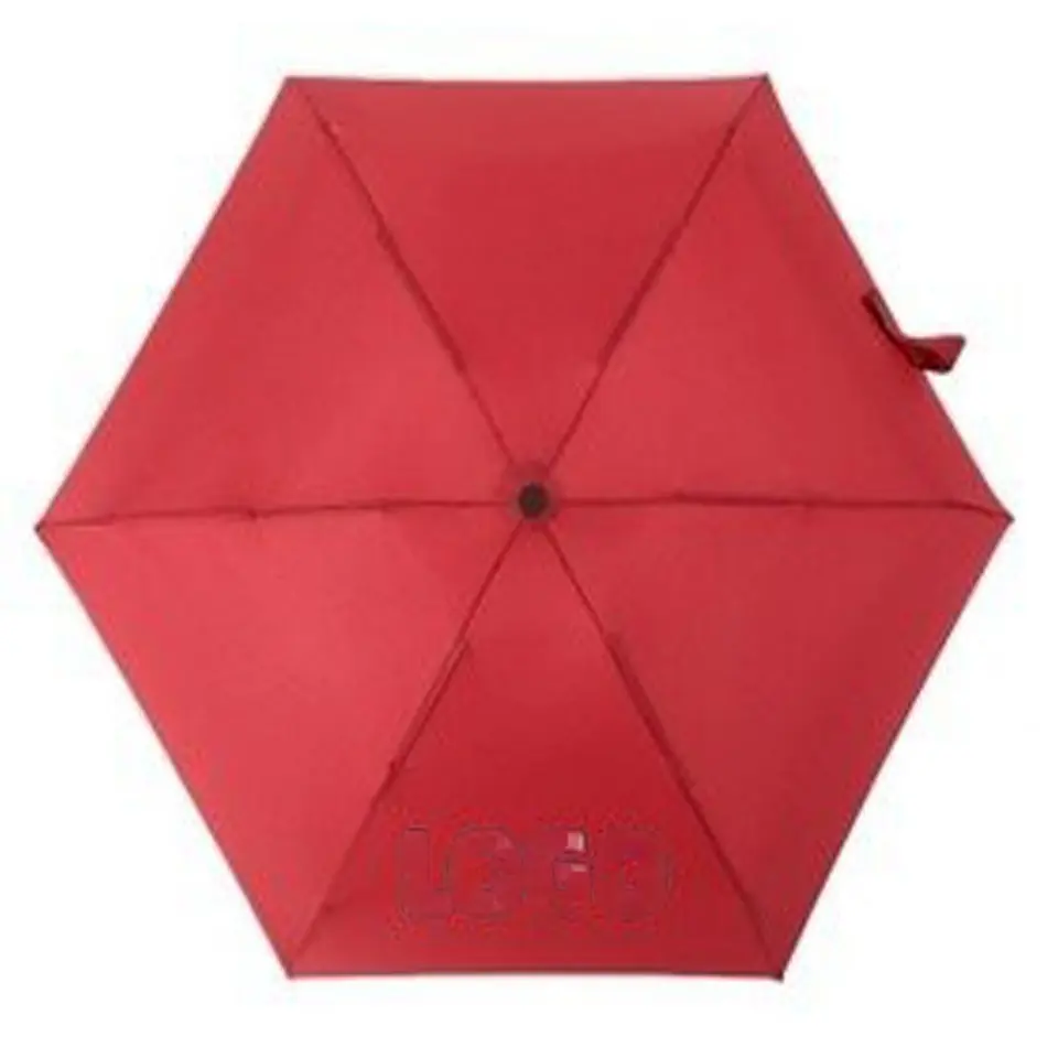 Compact 5-Fold Black Coated Umbrella 2