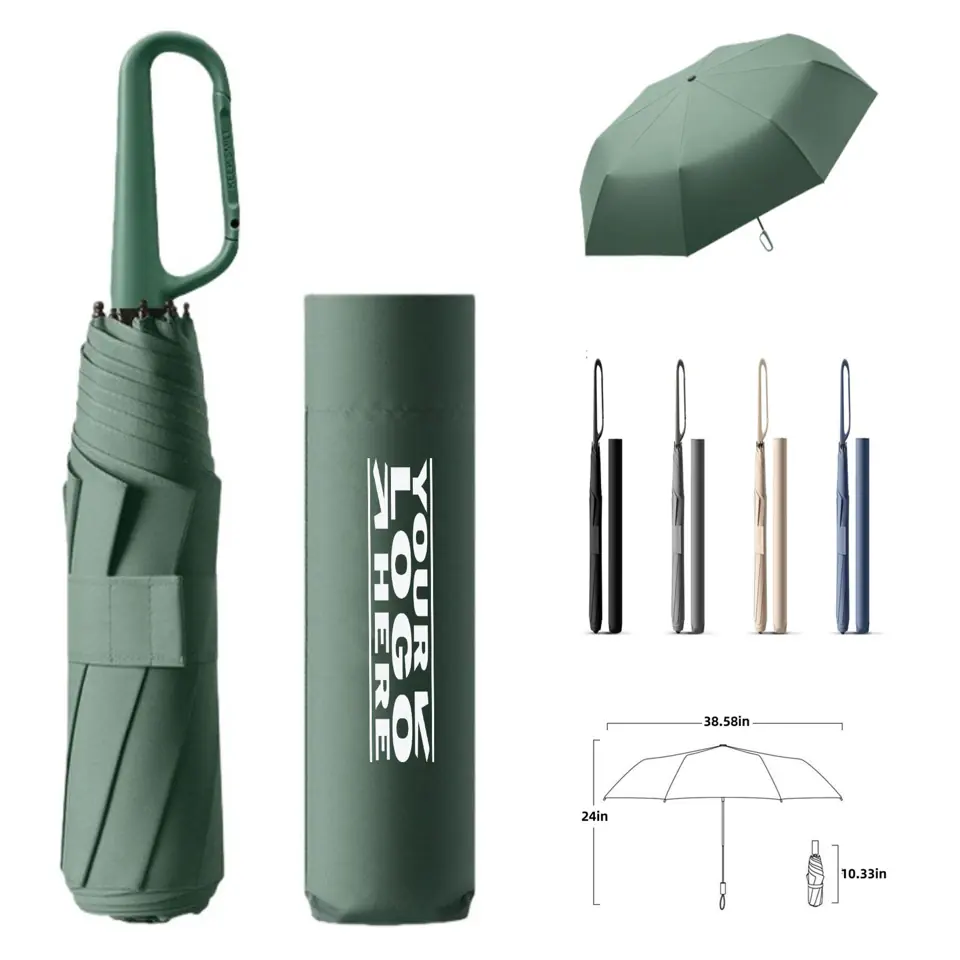 Compact Auto-Fold Weather Shield Umbrella