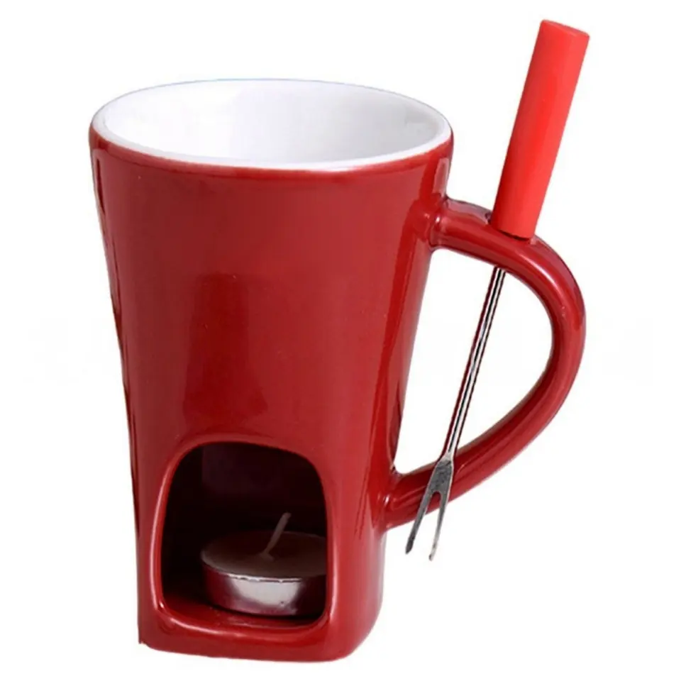 Elegant Ceramic Chocolate Fondue Set 2