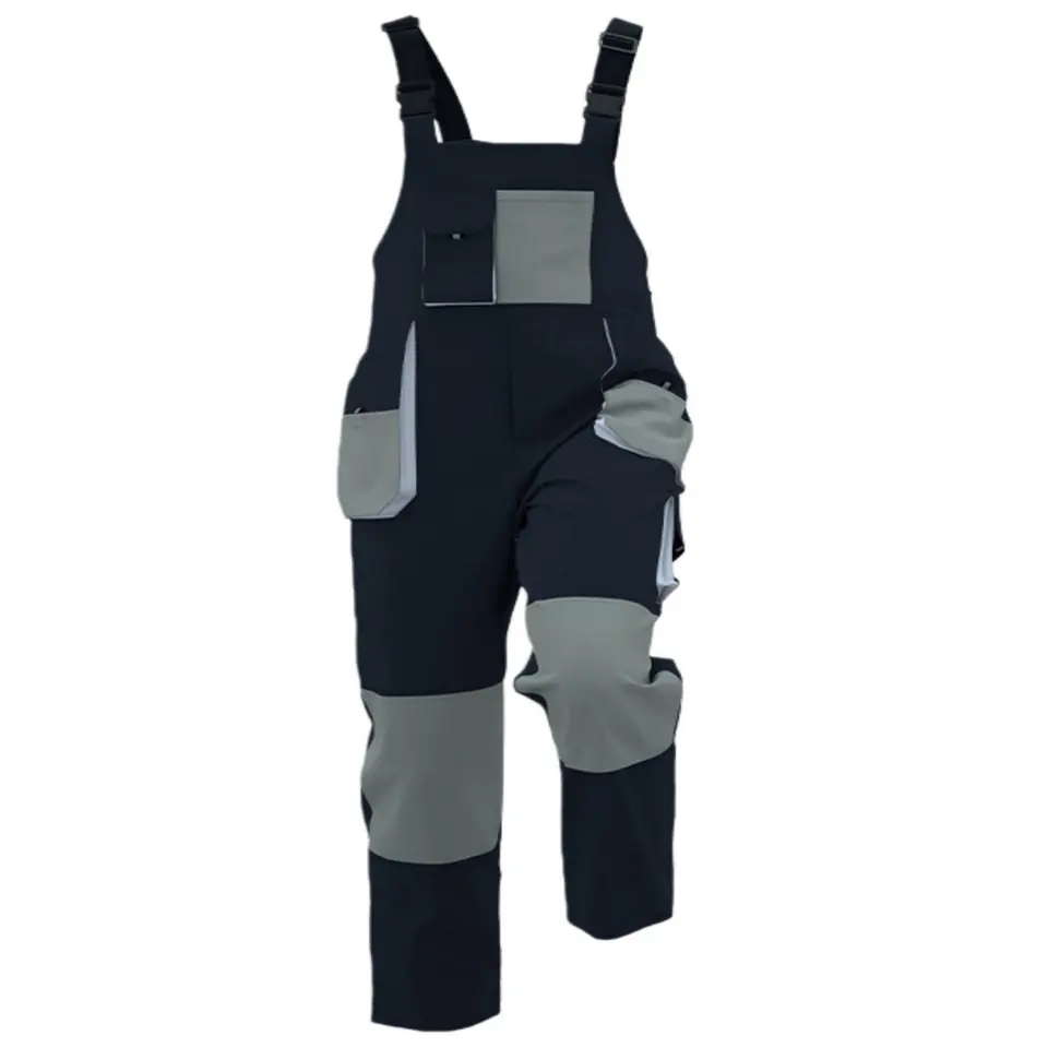 Multi-Pocket Canvas Work Overalls 2