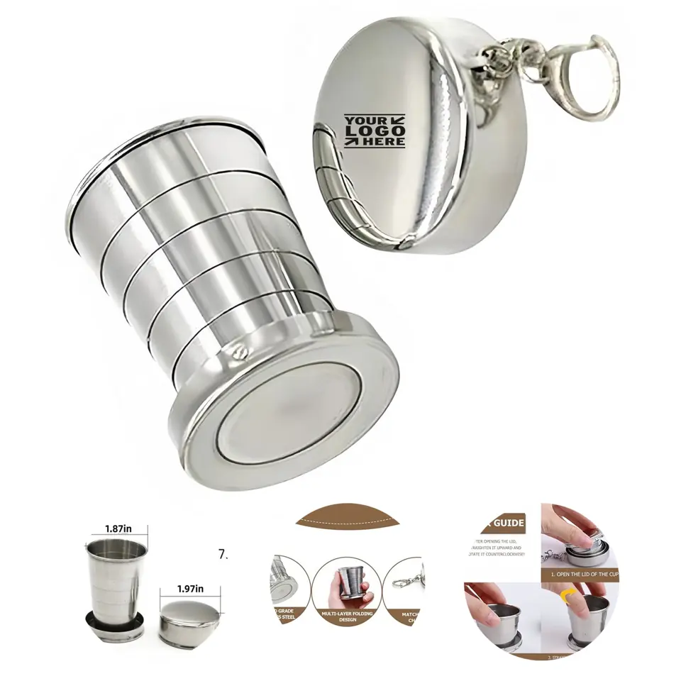 Compact Steel Travel Cup