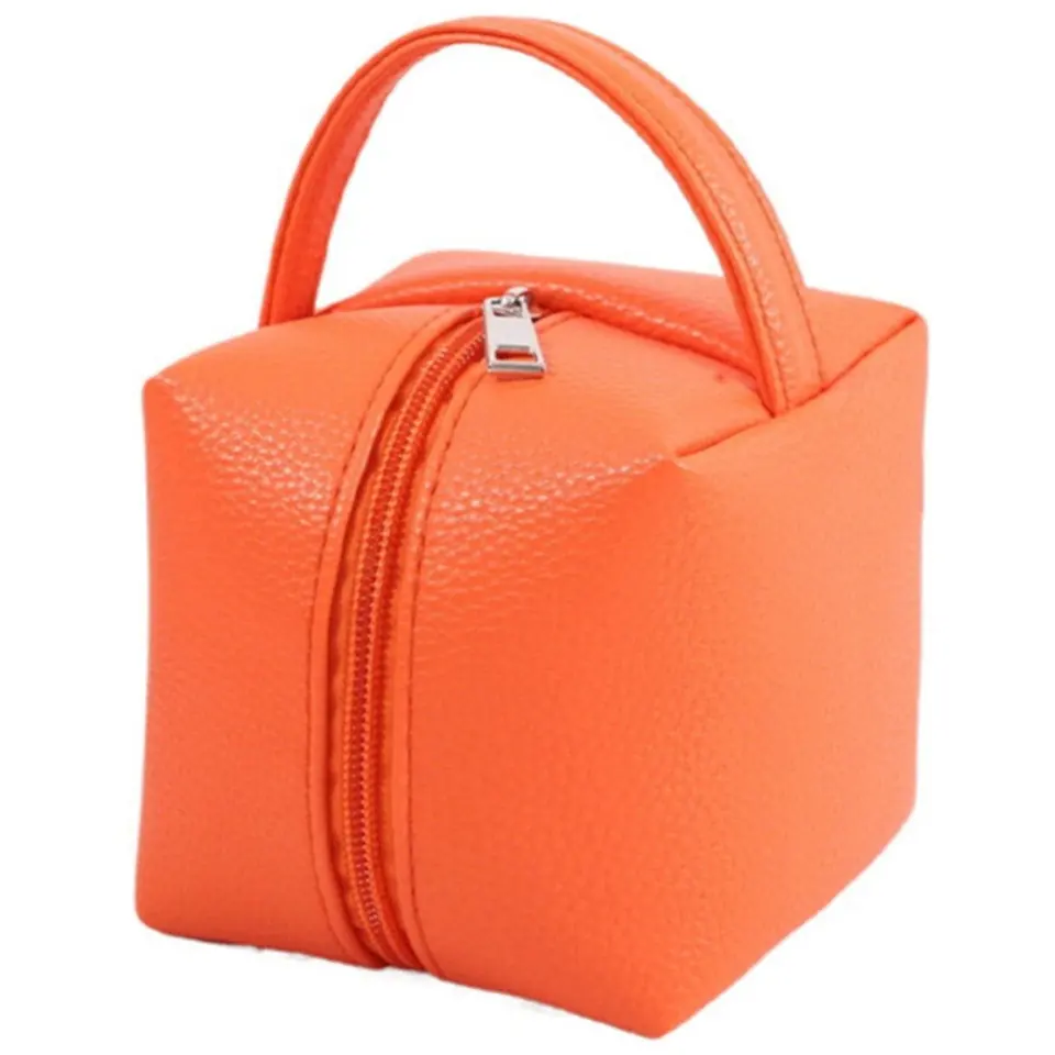 Lychee Texture PU Storage Pouch 2