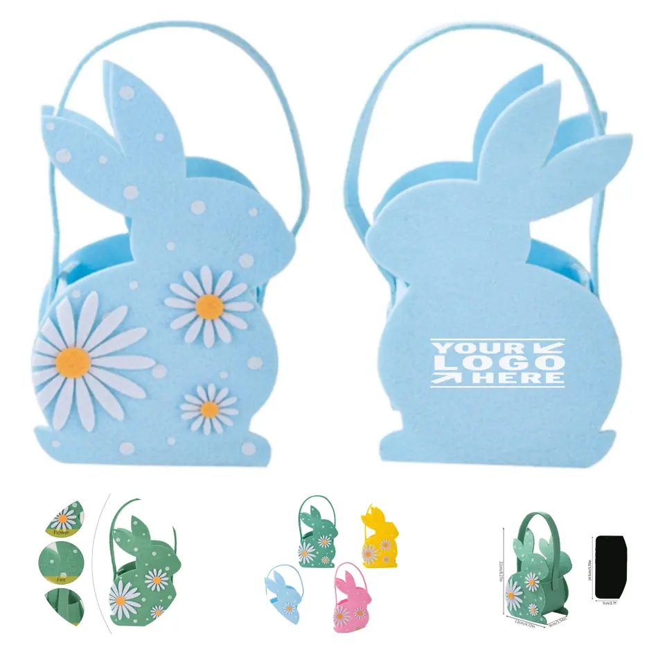 Easter Bunny Felt Basket