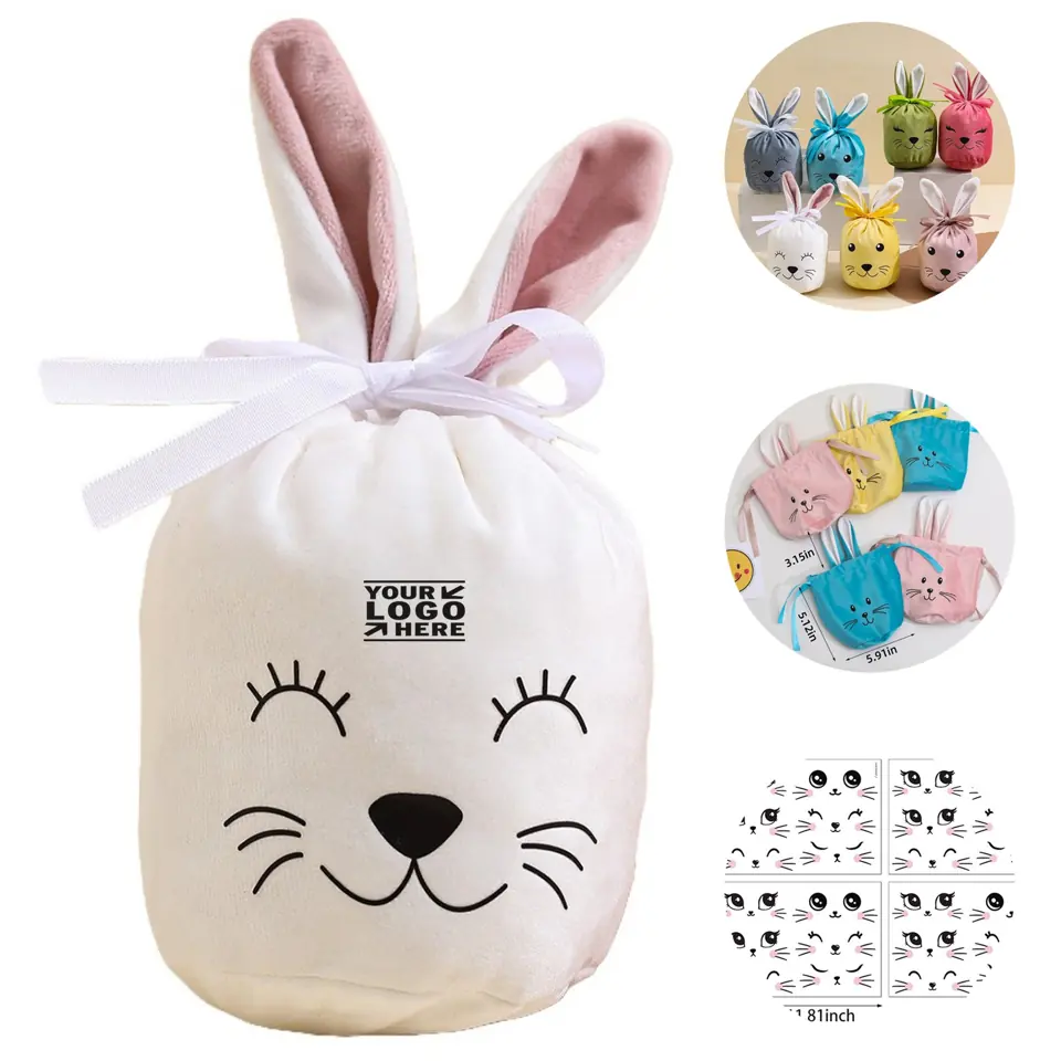 Velvet Bunny Pouch