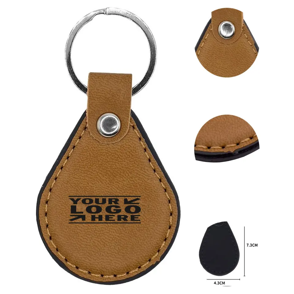 Eco-Friendly Leather Keychain