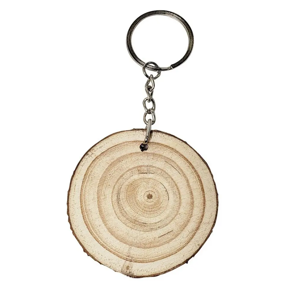 Eco-Friendly Wooden Keychain 2