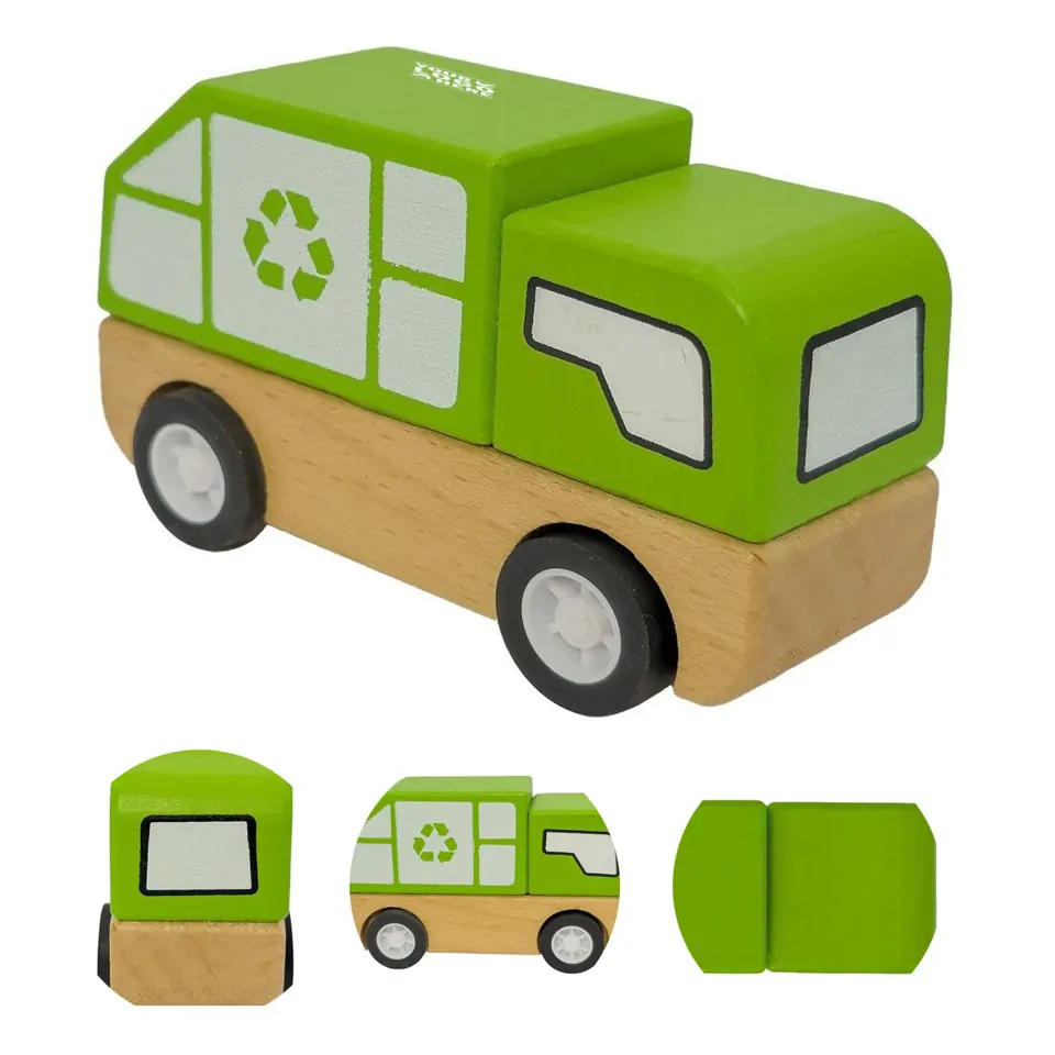 Eco-Friendly Wooden Toy Truck