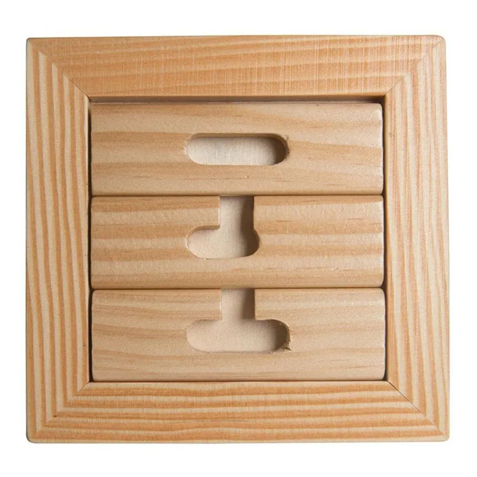 Eco-Friendly Wooden Star Puzzle 2