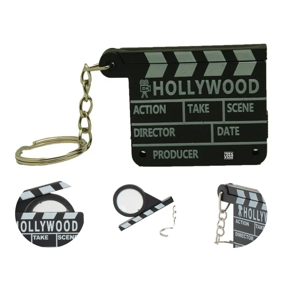 Cinema Clapboard Keychain