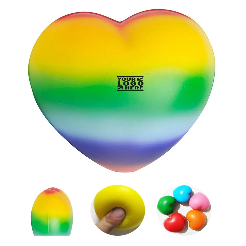 Rainbow Heart Stress Relief Toy