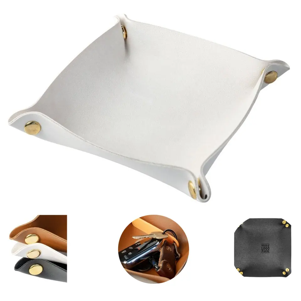 Elegant Leather Organizer Tray