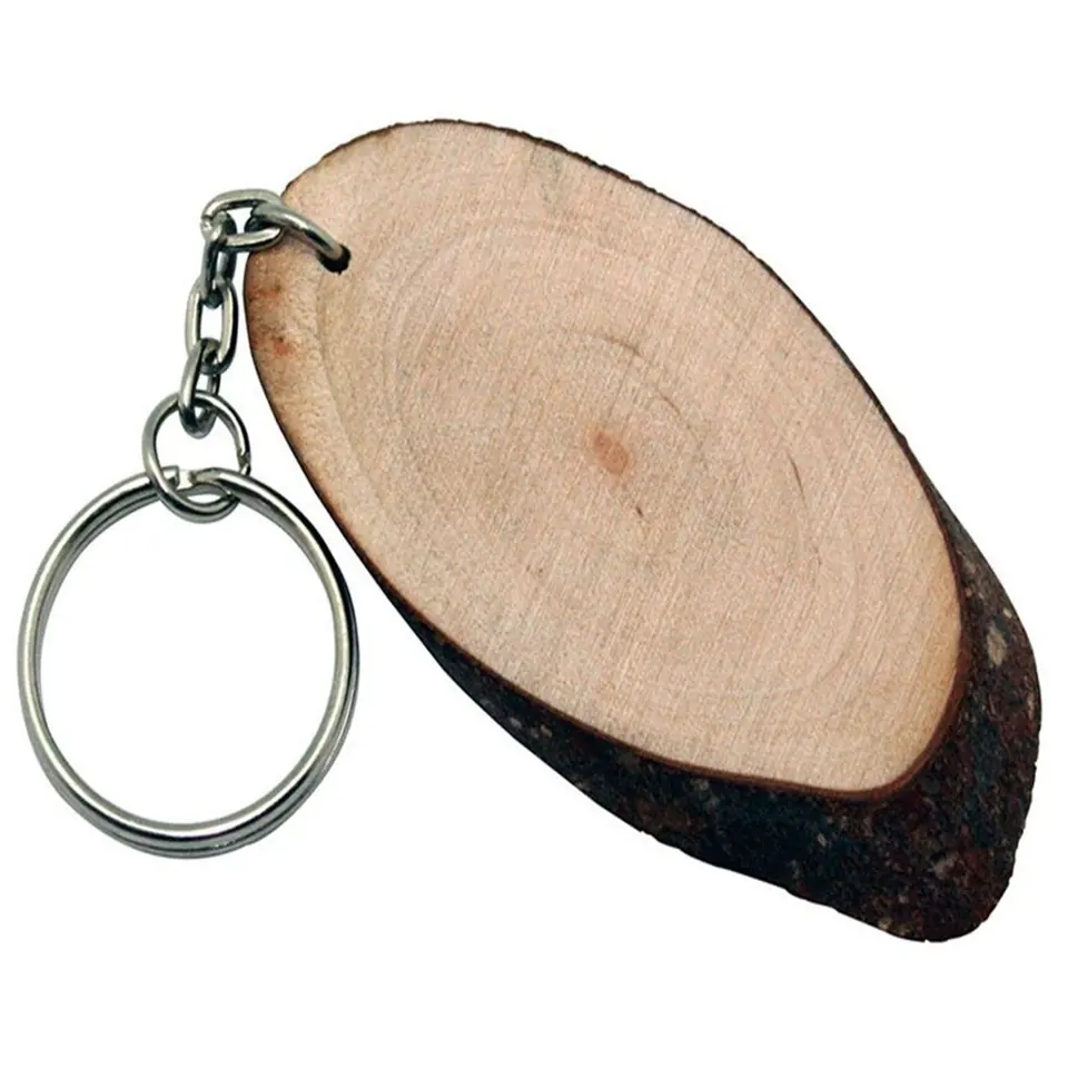 Eco-Friendly Wooden Keychain 2