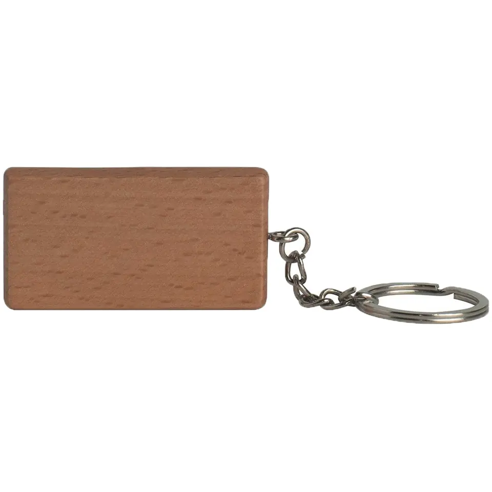 Natural Wood Keychain 2