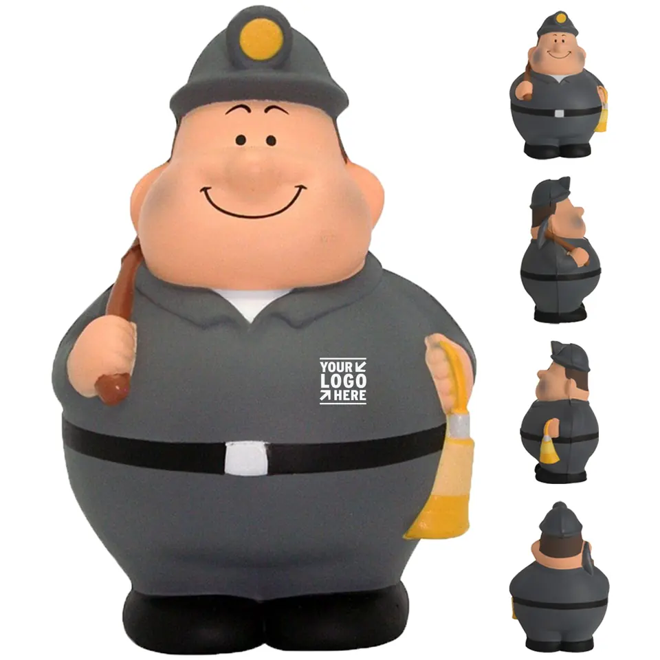 Miner Bert Squeezable Stress Reliever