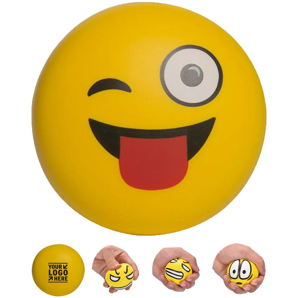 Playful Wink Stress Relief Squeeze Toy