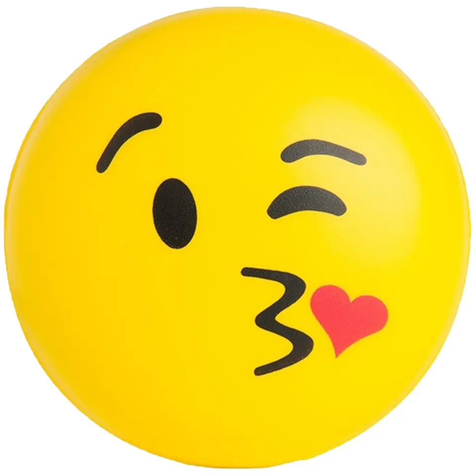 Emoji Kiss Squishy Stress Ball 2