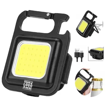 Compact Portable Keychain Illuminator with Multi-Tool Feature