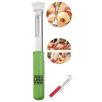 Versatile Stainless Steel Fruit Prep Tool