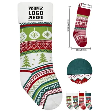 Personalized Holiday Knit Stockings