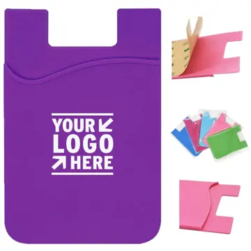 Flexible Silicone Card Holder for Phones