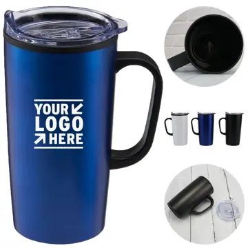 Premium Insulated Travel Mug with Handle