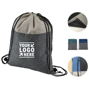 Eco-Friendly Canvas Drawstring Backpack