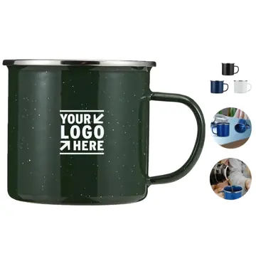 Speckled Steel Camping Cup