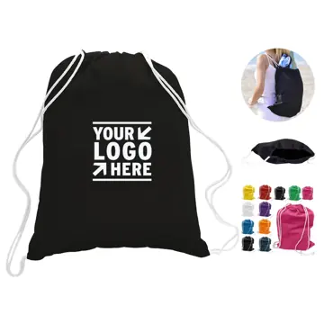 Classic Canvas Drawstring Backpack