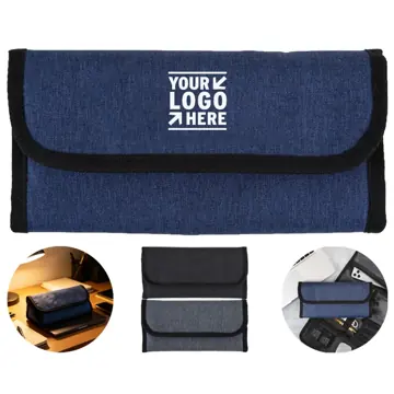 Eco-Friendly Roll-up Tech Organizer