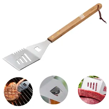 Versatile Bamboo Grilling Utensil
