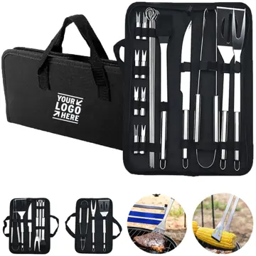Premium Stainless Steel Grilling Utensil Collection