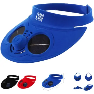 Solar-Powered Cooling Visor Cap