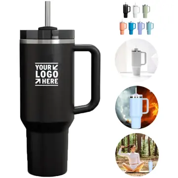 Insulated Beverage Container with Multi-Function Lid