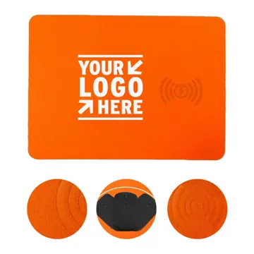 Wireless Charging Leather Desk Mat