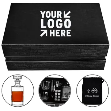Premium Whiskey Decanter Set with Gift Box