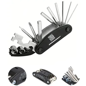 Compact Folding 16-Inch Bicycle Maintenance Set